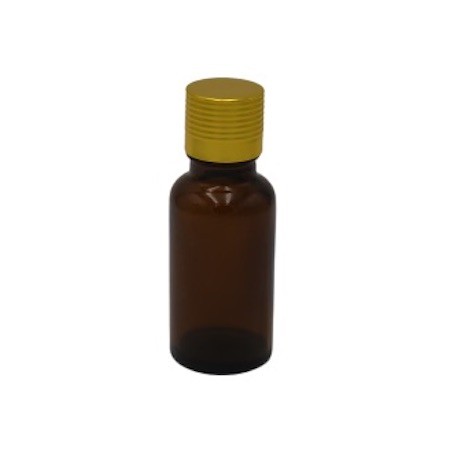 Flacon 30ml brun + pipette dorée ou noire - INBOX