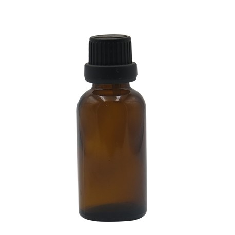 Flacon 20ml bouchon noir