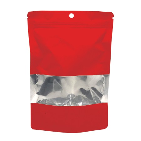 ALV Sachet doypack kraft alimentaire fenêtre et zip ou