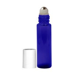 Roll-on 10ml Bleu bille métal