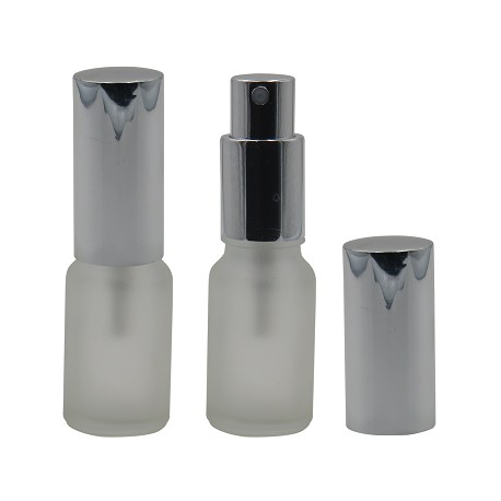Vaporisateur verre transparent 30 ml avec spray noir